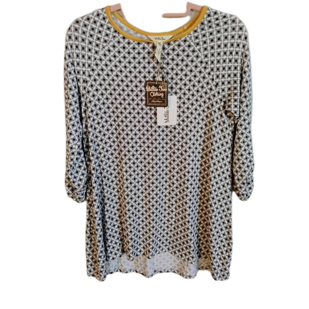 NWT Matilda Jane Starstruck Tunic Top S‎ Geometric Boho Chic Women's
